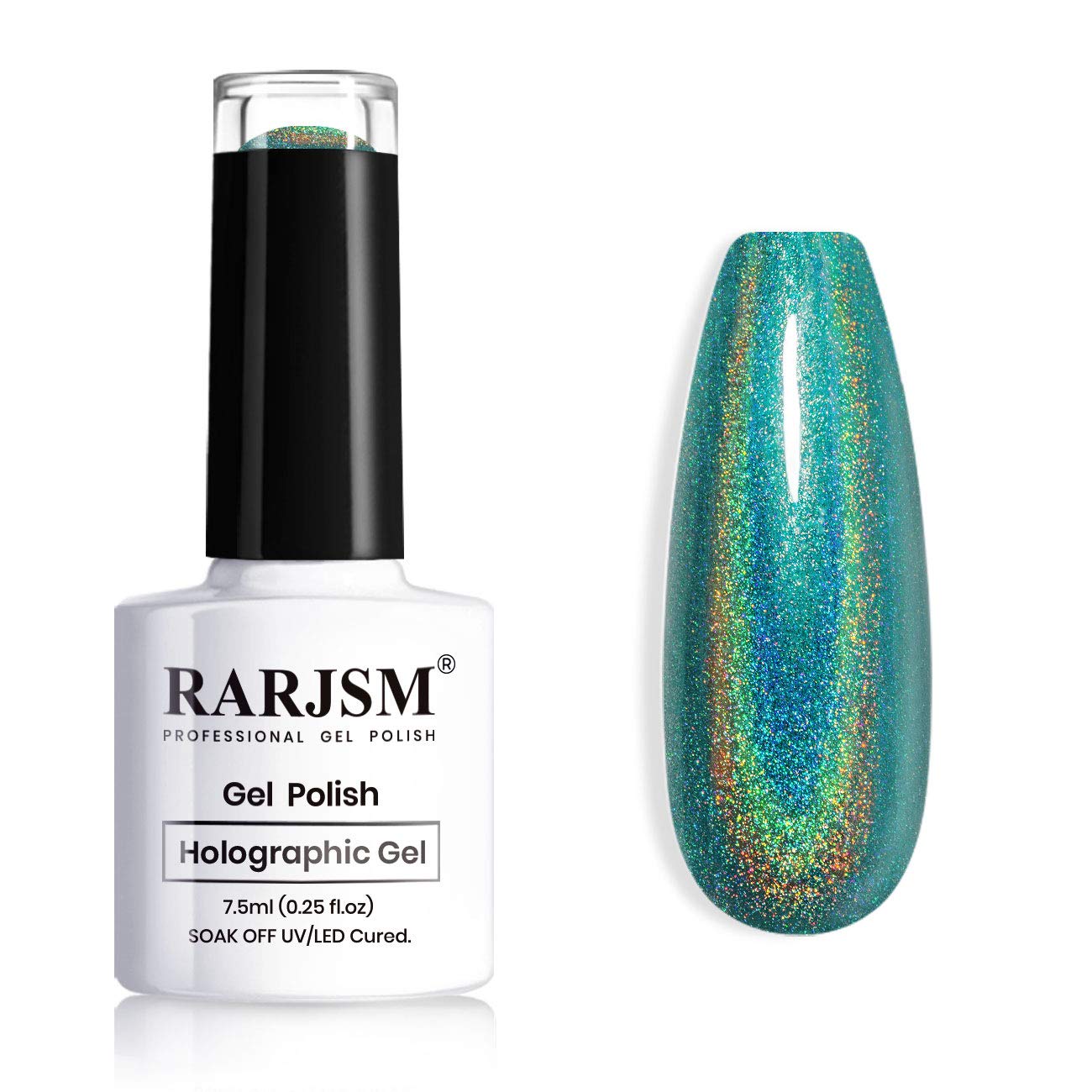 RARJSM Holographic Professional Gel Polish - Turquoise