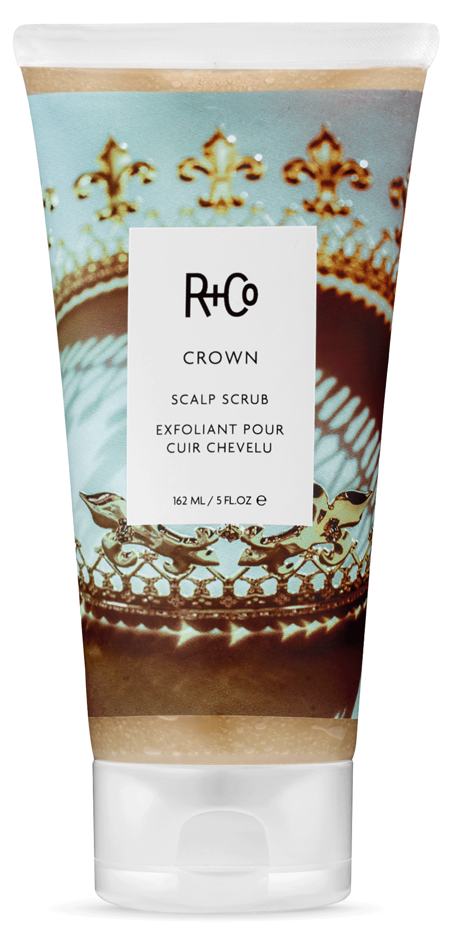 R+Co Crown Scalp Scrub, Rebalancing Scalp Treatment for Clean, Shiny and Healthy Hair, 5 Fl Oz