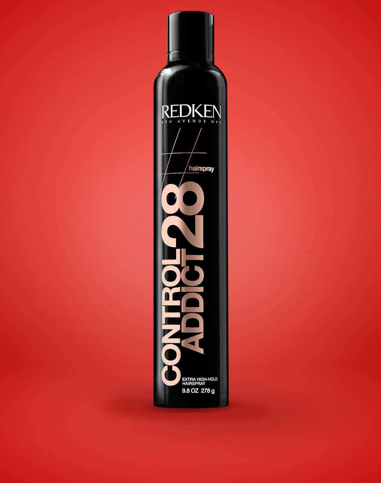 Redken Control Addict 28 Extra High-Hold Hairspray | For All Hair Types | Provides Long-Lasting Anti-Frizz Protection 9.8 Ounce (Pack of 1)