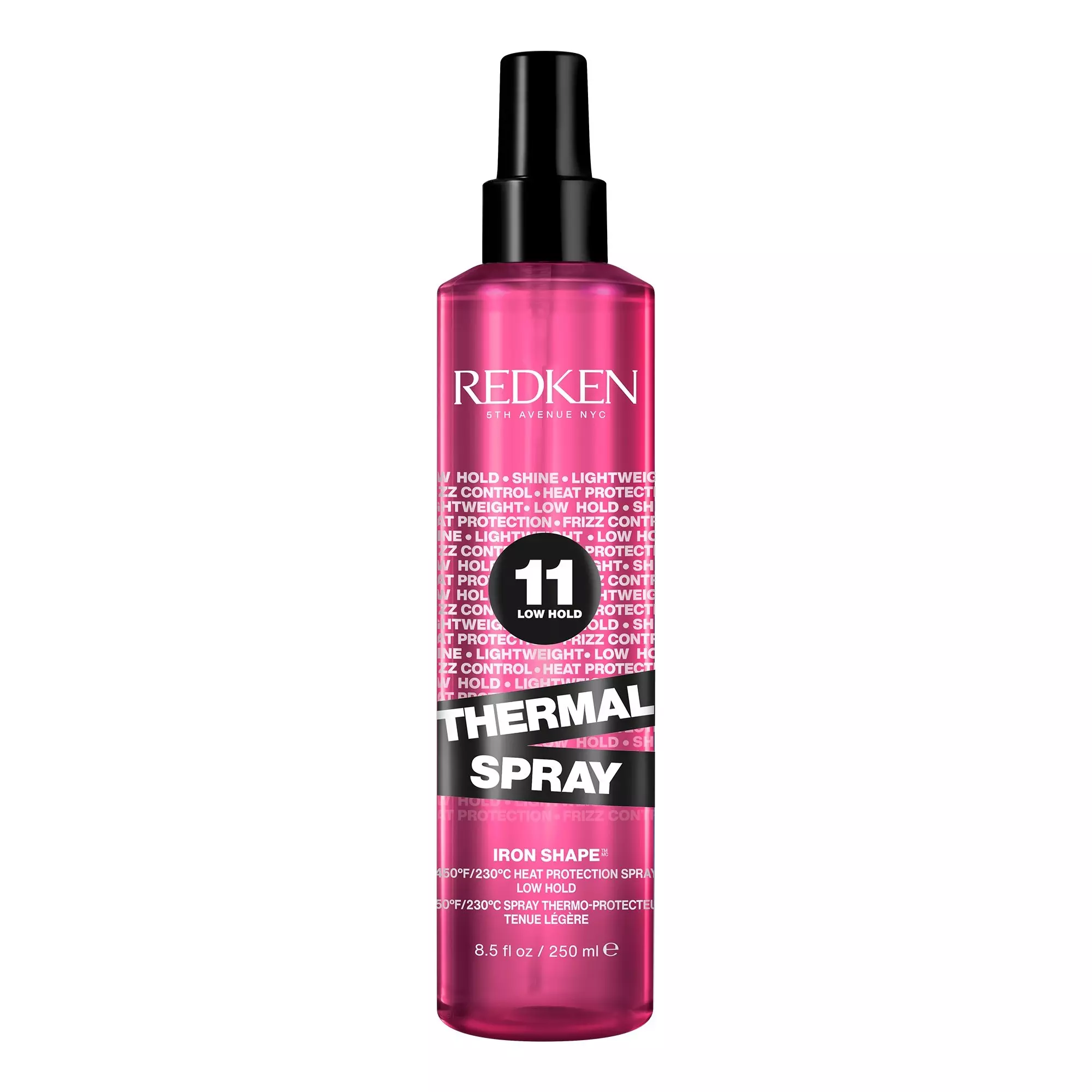 Redken Iron Shape 11 Thermal Holding Spray | For All Hair Types | Protects & Repairs Hair For A Smooth Finish 8.5 Fl Oz (Pack of 1)