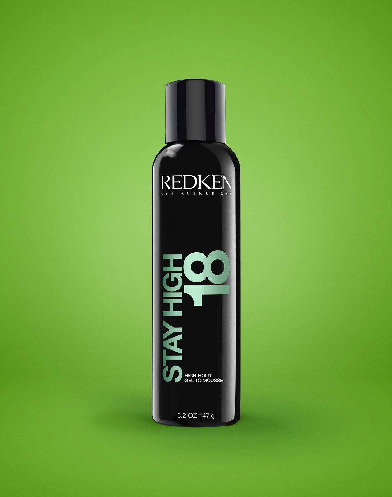 Redken Stay High 18 High-Hold Gel To Mousse | For All Hair Types | Provides Long-Lasting Volume & Body | 5.2 Oz