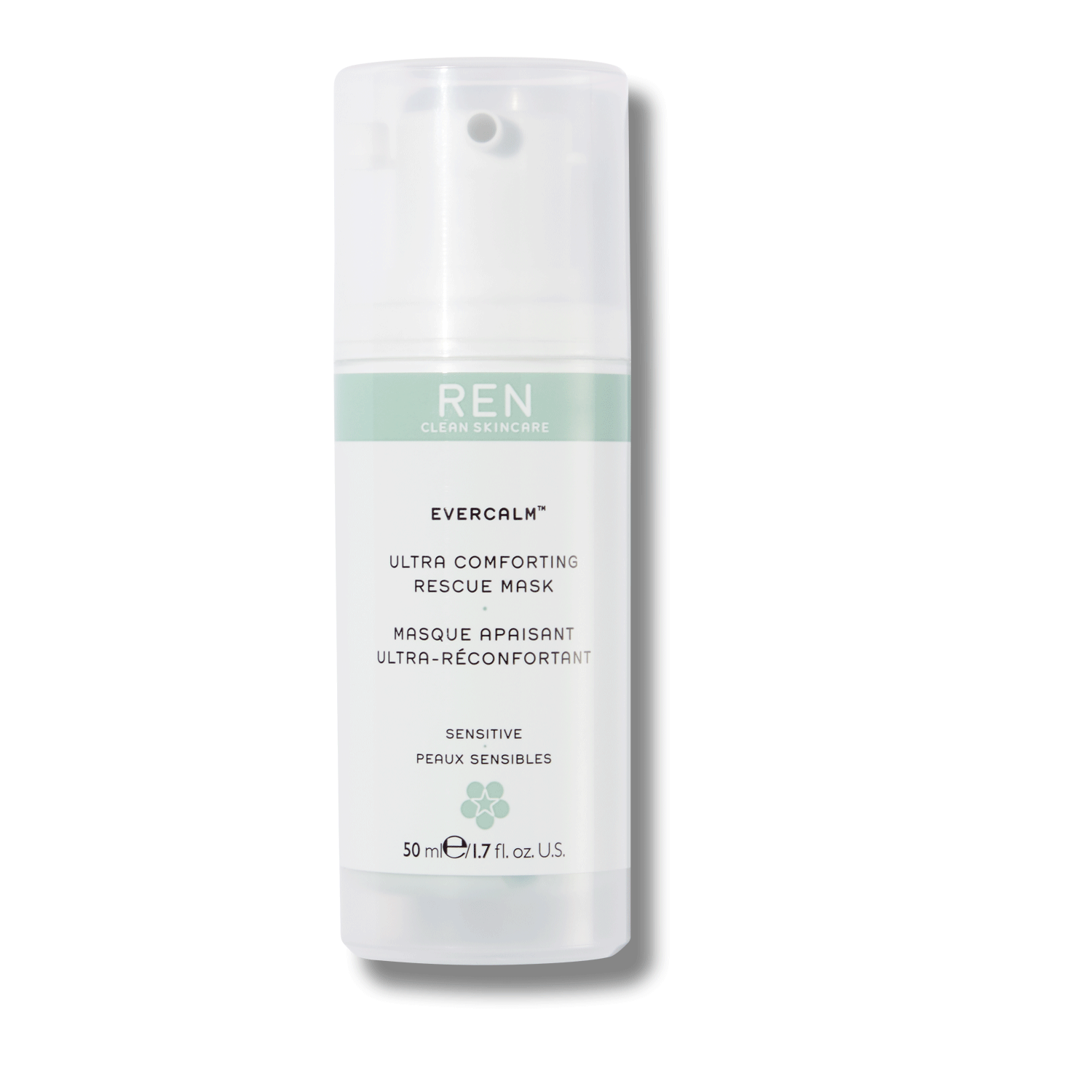 REN Clean Skincare Evercalm Ultra Comforting Rescue Mask 1.7 Fl Oz