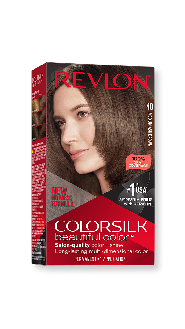 Revlon ColorSilk Haircolor – Medium Ash Brown