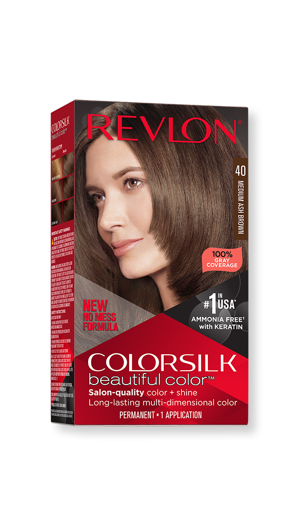 Revlon ColorSilk Haircolor – Medium Ash Brown