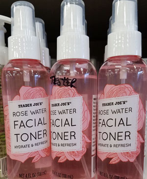 Rose Water Facial Toner Hydrate and Refresh by Trader Joe’s