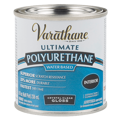 Rust-Oleum Varathane Ultimate Polyurethane Water Based Clear Wood Varnish – Gloss Clear