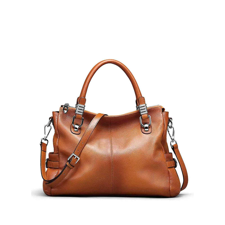 S-ZONE Women’s Genuine Leather Handbag