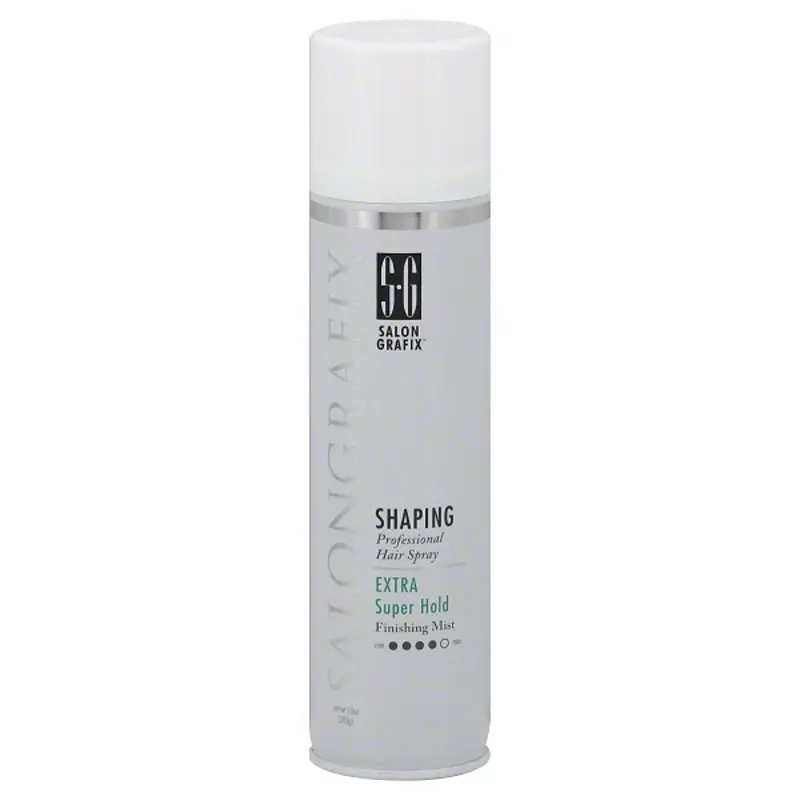 Salon Grafix Shaping Hair Spray Super Hold Unscented 10 oz (Value Pack of 2), Packaging May Vary 10 Ounce (Pack of 2)
