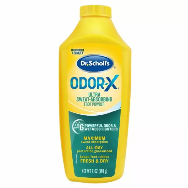 Scholl’s Odor-X Ultra Sweat-Absorbing Foot Powder