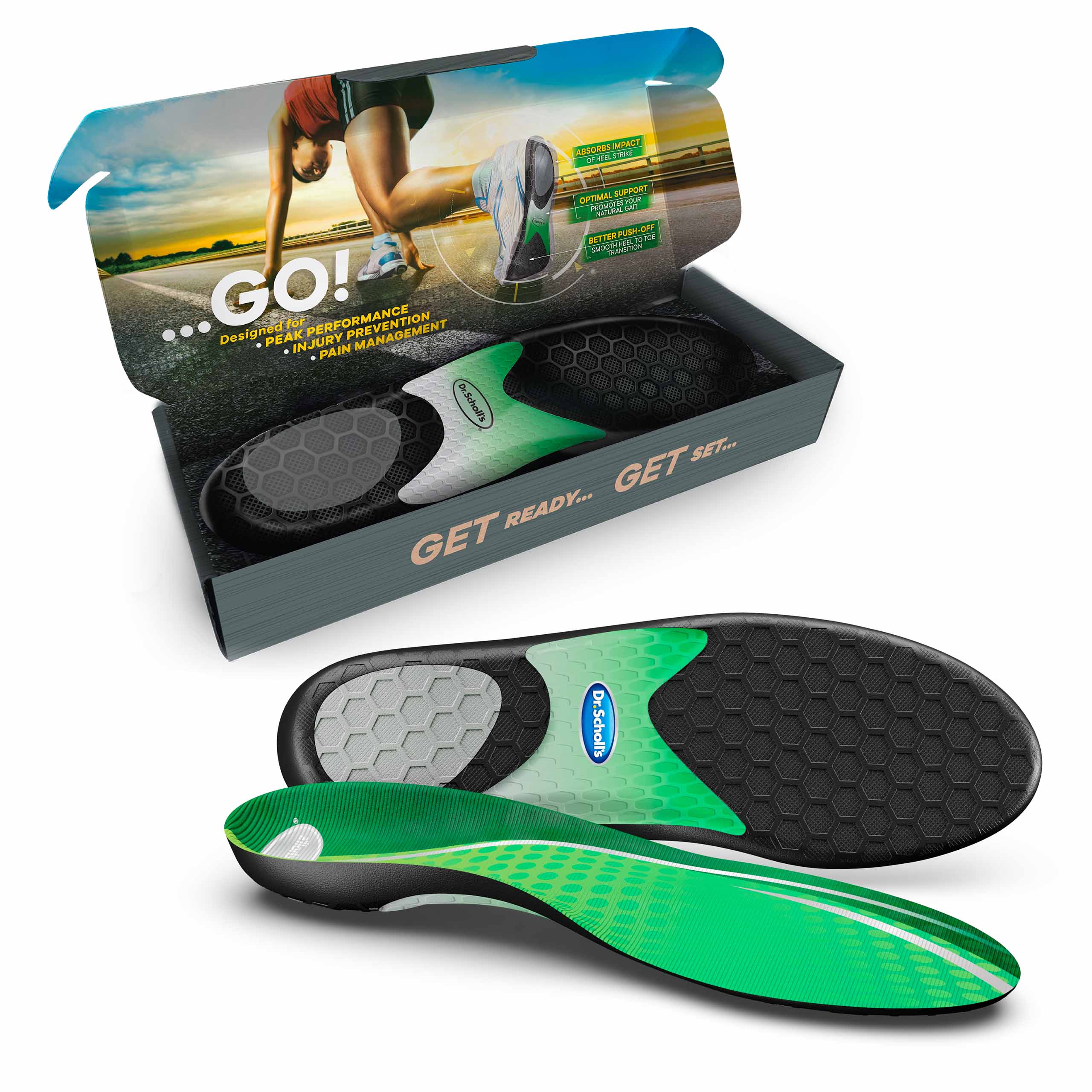 Scholl’s Performance Sized To Fit Insoles