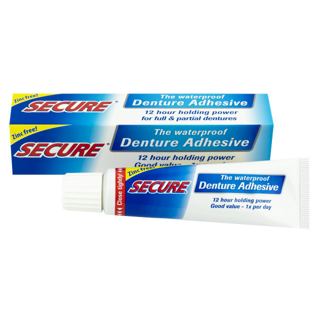 Secure Waterproof Denture Adhesive