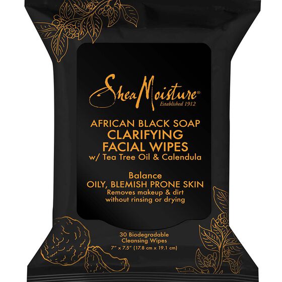SheaMoisture African Black Soap Clarifying Facial Wipes