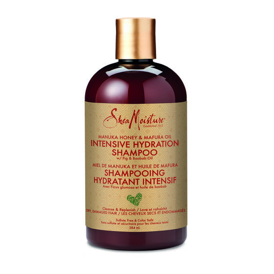 SheaMoisture Intensive Hydration Shampoo for Dry, Damaged Hair Manuka Honey and Mafura Oil Sulfate-Free 13 oz 13 Fl Oz (Pack of 1)