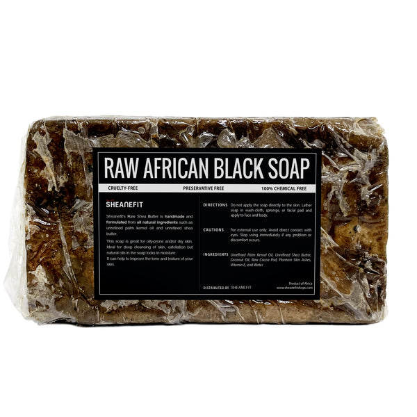 Sheanefit Raw African Black Soap