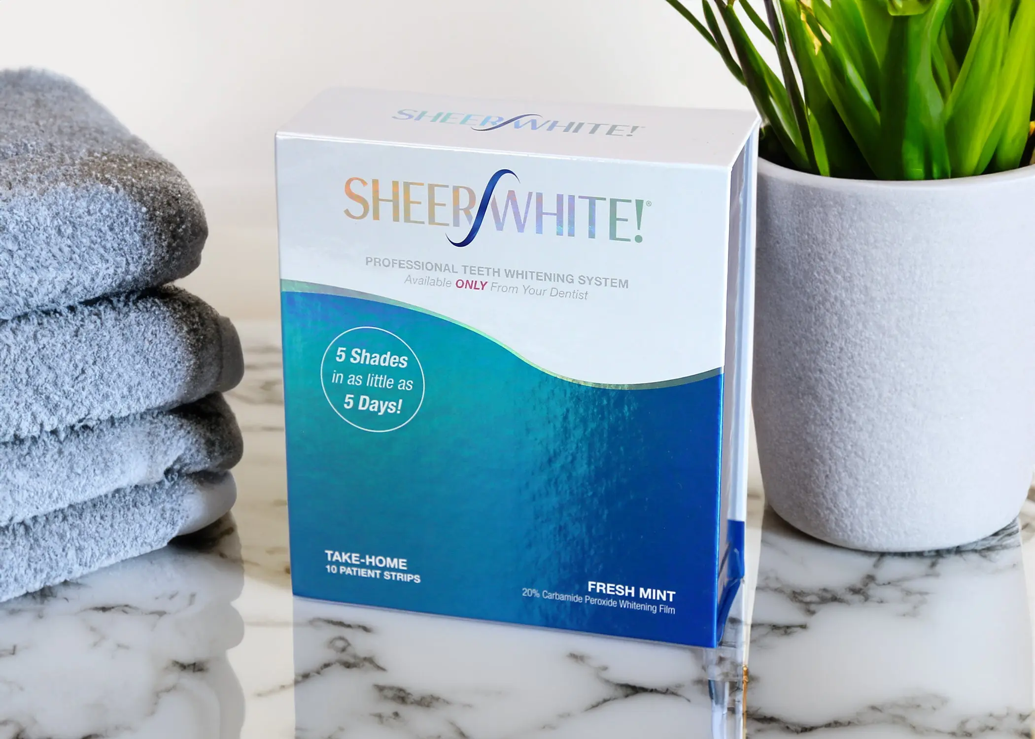 Sheer White! Teeth Whitening Strips