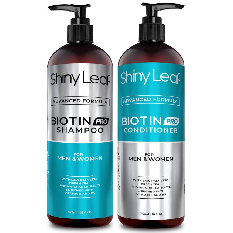 Shiny Leaf Advanced Formula Biotin Shampoo & Conditioner