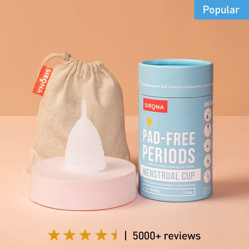 SIRONA Pad-free Periods Menstrual Cup