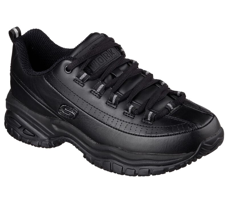 Skechers womens Soft Stride-softie health care and food service shoes, Black