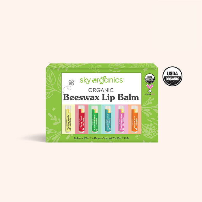 Sky Organics Organic Beeswax Lip Balms