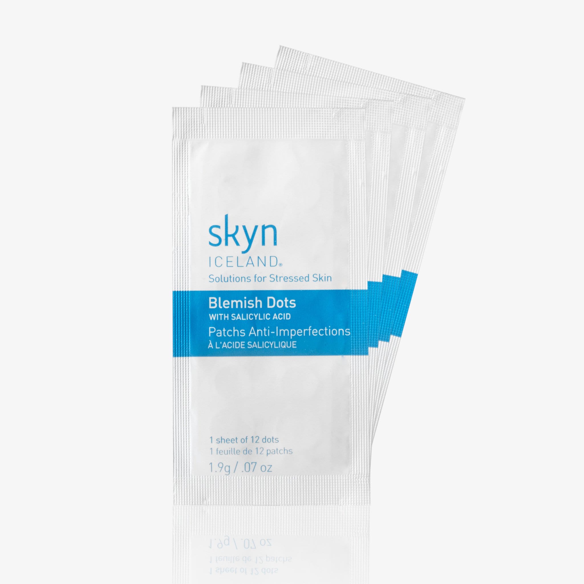 skyn ICELAND Blemish Dots: Clear Blemishes, Reduce Inflammation & Minimize Redness, 4 Sheets of 12 Dots (48 Dots)