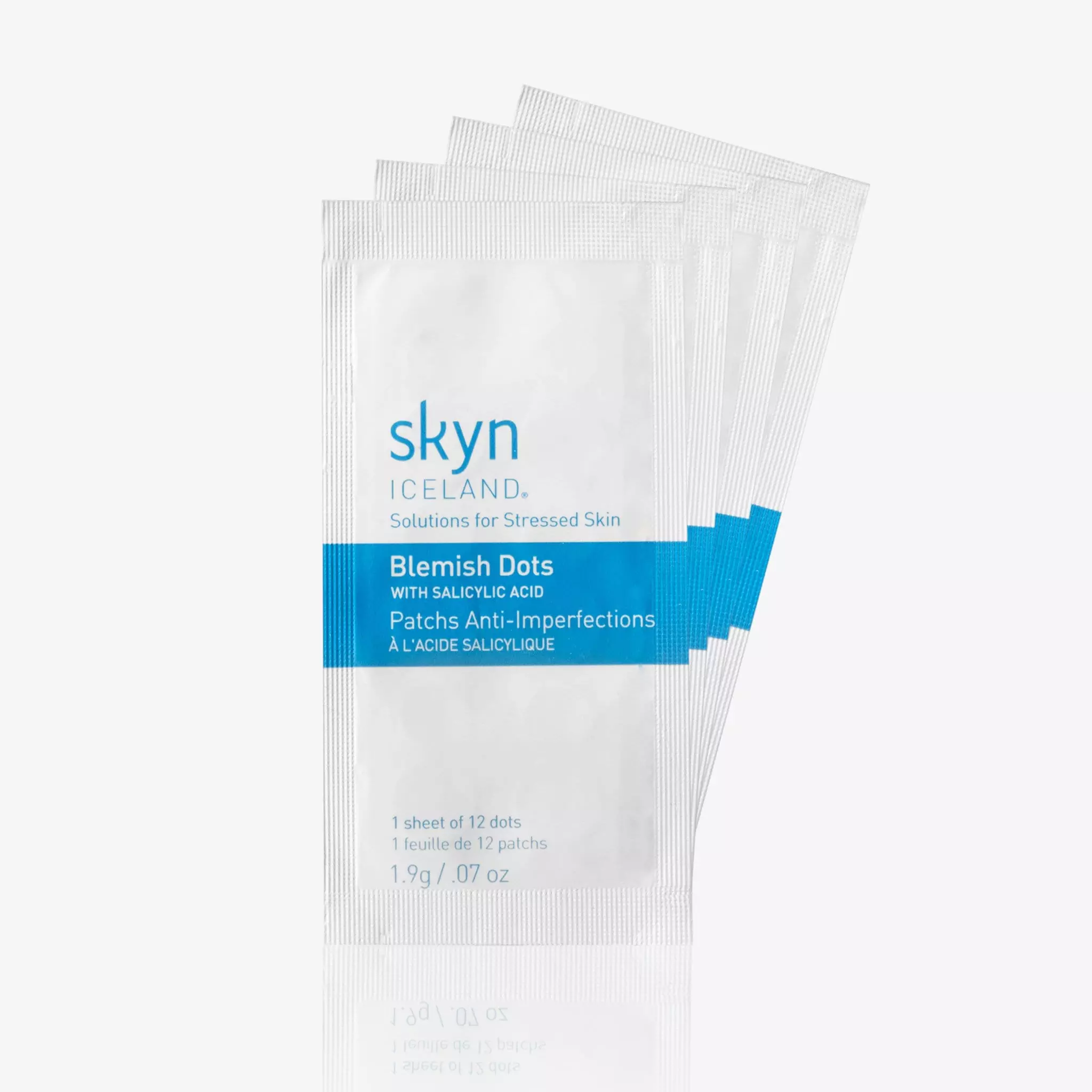 skyn ICELAND Blemish Dots: Clear Blemishes, Reduce Inflammation & Minimize Redness, 4 Sheets of 12 Dots (48 Dots)