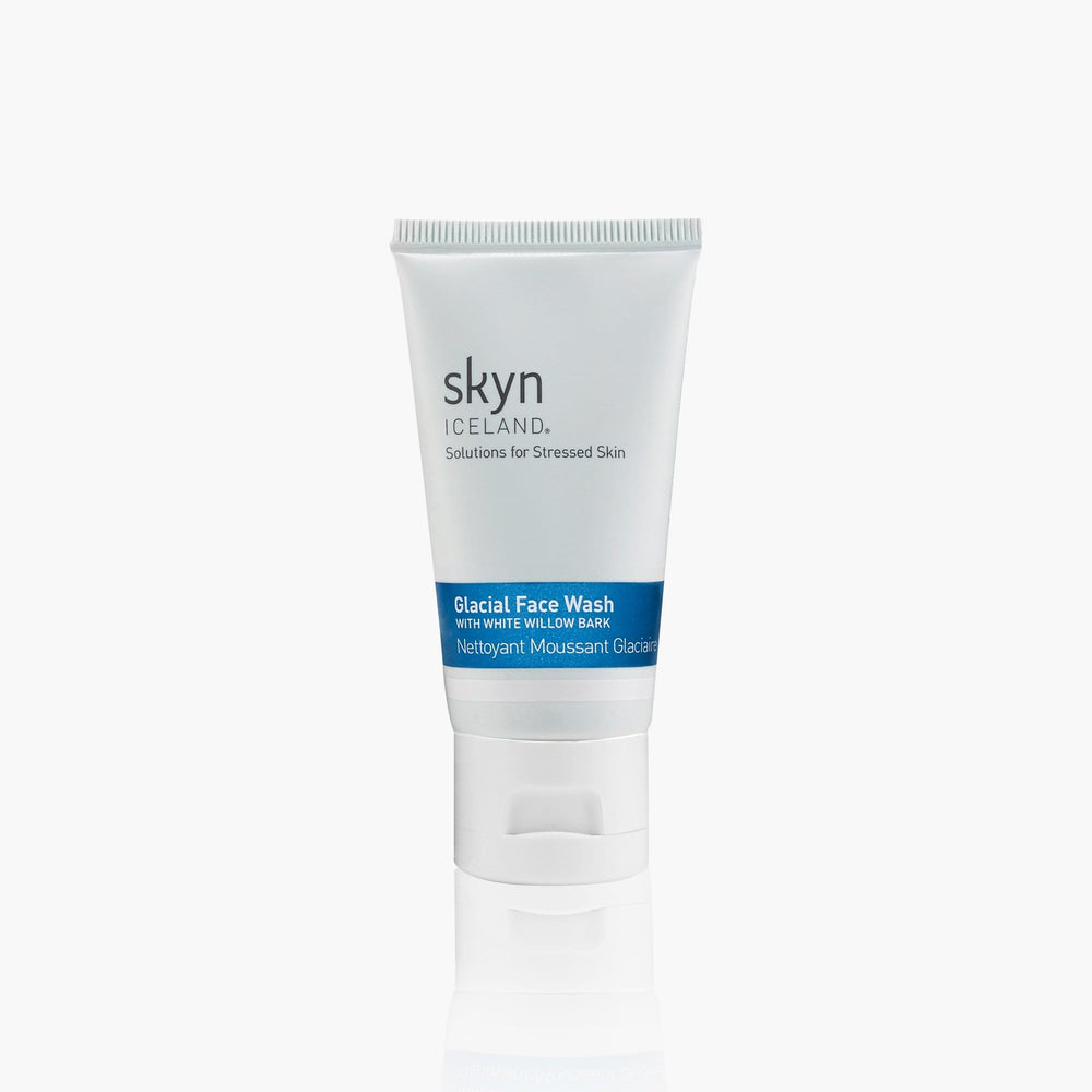 skyn ICELAND Glacial Face Wash: Creamy Foaming Cleanser to Refresh, Soothe & Purify Stressed Skin, 30ml / 1 oz 1 Fl Oz (Pack of 1)