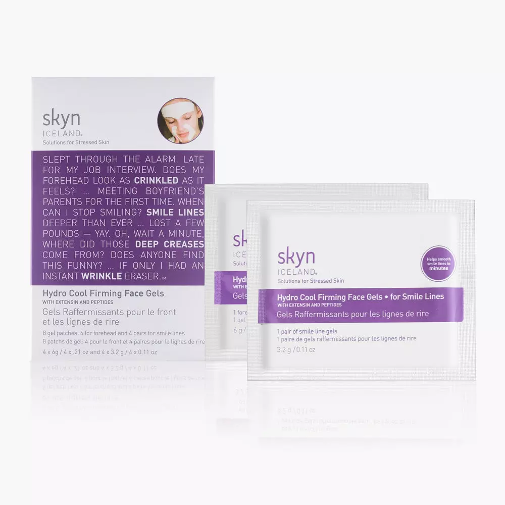 skyn ICELAND Hydro Cool Firming Face Gels, 8 Count