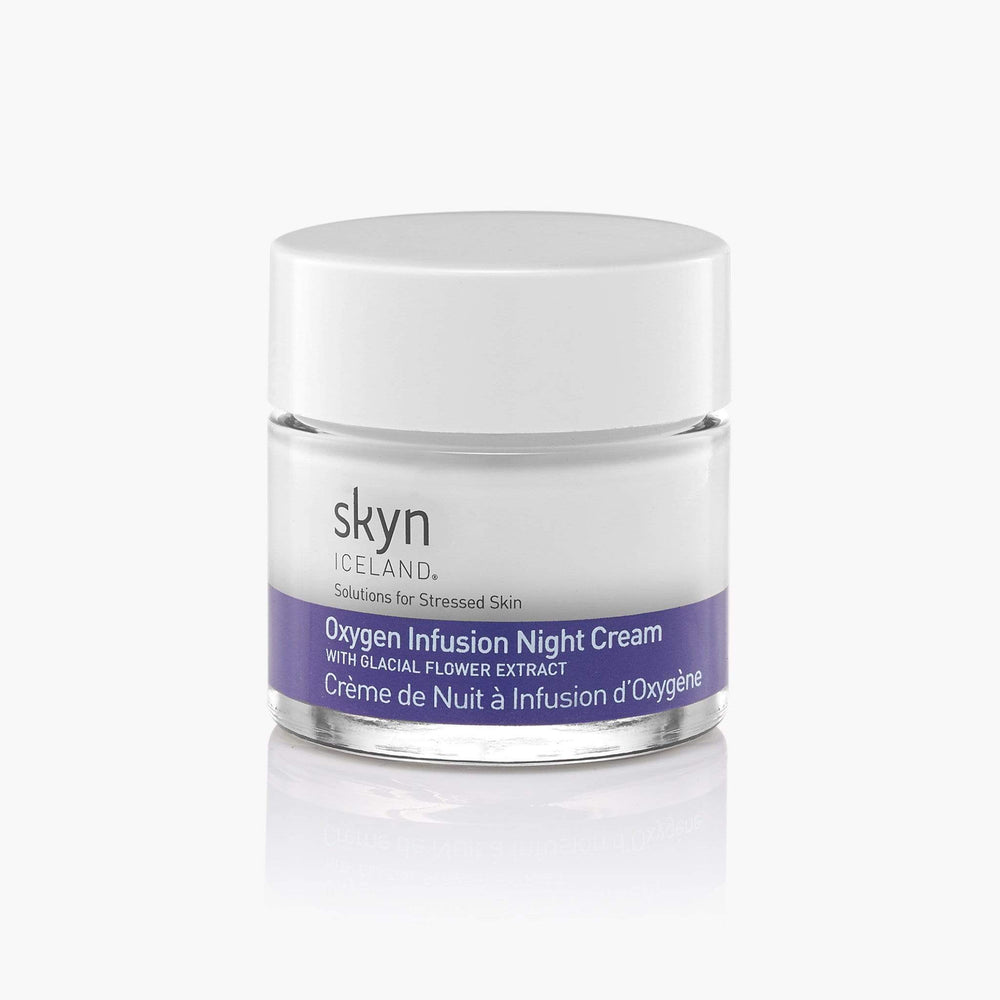 skyn ICELAND Oxygen Infusion Night Cream: Combat Signs of Aging, Overnight Repair, 56g / 1.98 oz 1.98 Ounce (Pack of 1)