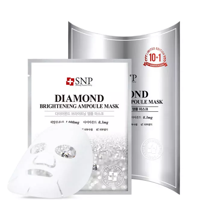 SNP Diamond Brightening Ampoule Mask