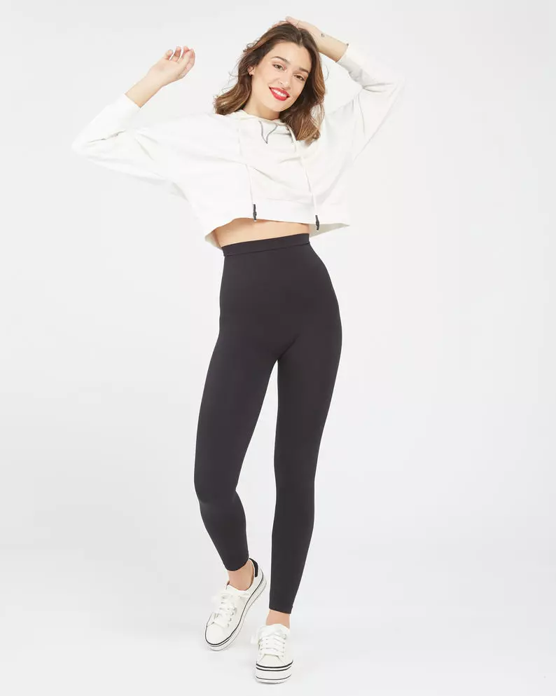SPANX Look At Me Now High-Waisted Seamless Leggings