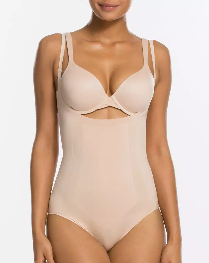 Spanx OnCore Open-Bust Panty Bodysuit