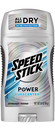 Speed Stick Power Ani-Perspirant Unscented Deodorant
