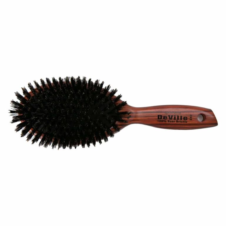 Spornette DeVille Cushion Oval Boar Bristle Hair Brush