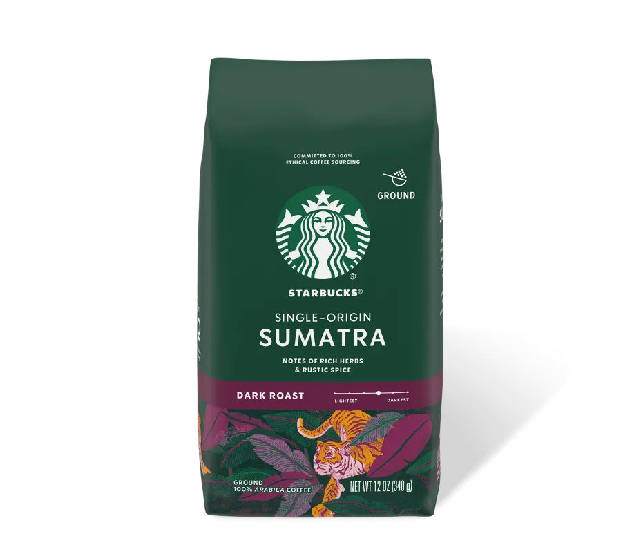 Starbucks Sumatra Dark Roast Ground Coffee