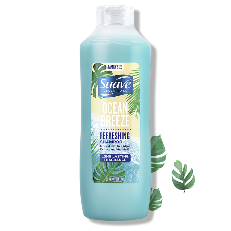 Suave Essentials Ocean Breeze Shampoo (Pack of 4)