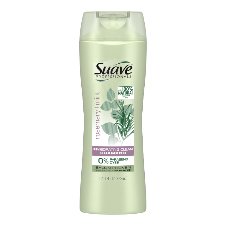 Suave Professionals Shampoo, Rosemary Mint, 28 Ounce (Pack of 4)