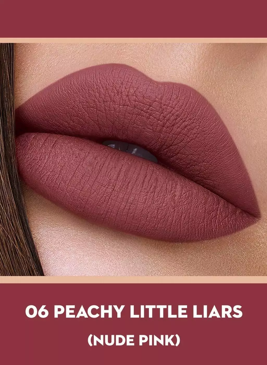 Sugar Cosmetics It’s A-Pout Time Vivid Lipstick- Peachy Little Liars