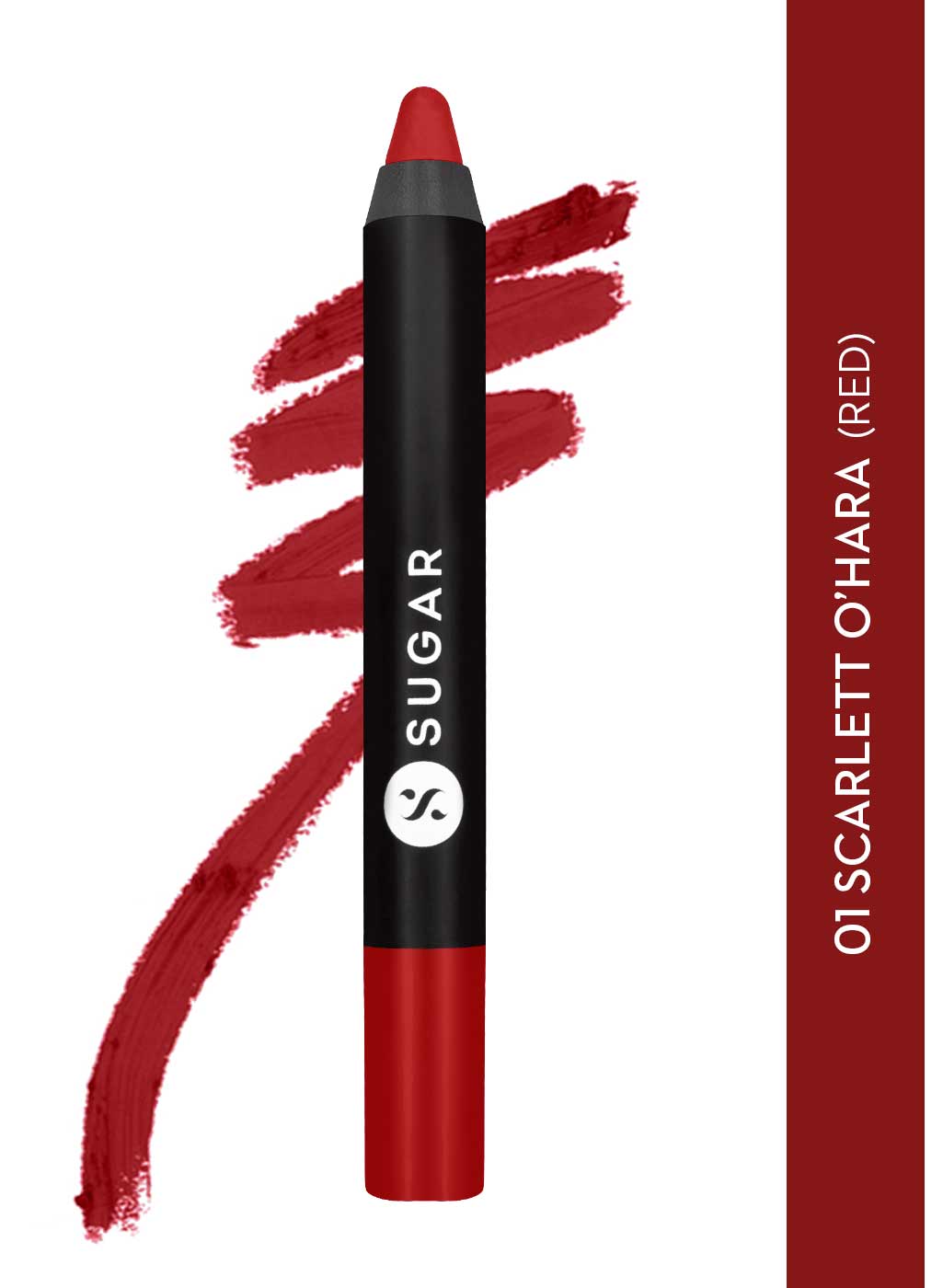 SUGAR Cosmetics Matte As Hell Crayon Lipstick – 19 Emma Woodhouse (Earthy Brown)