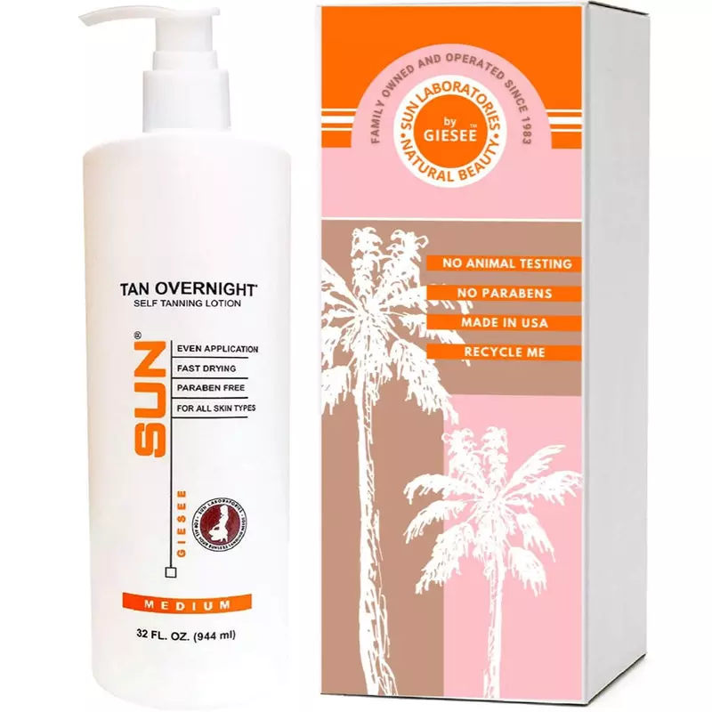 Sun Laboratories Tan Overnight Self Tanning Lotion