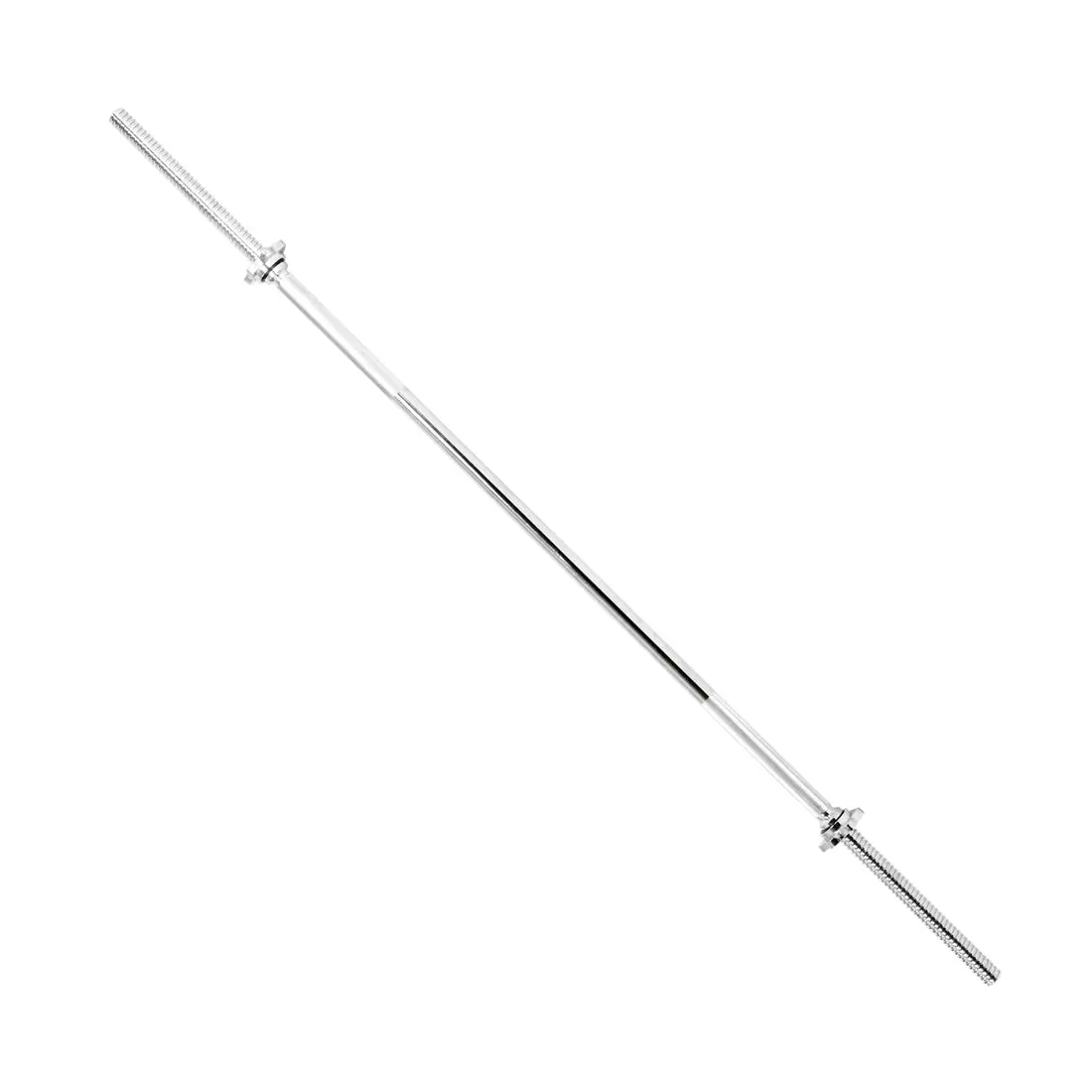 Sunny Health & Fitness 60” Threaded Chrome Barbell Bar