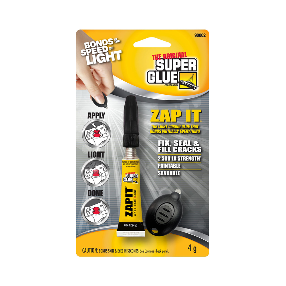 Super Glue Zap It Light Curing Glue