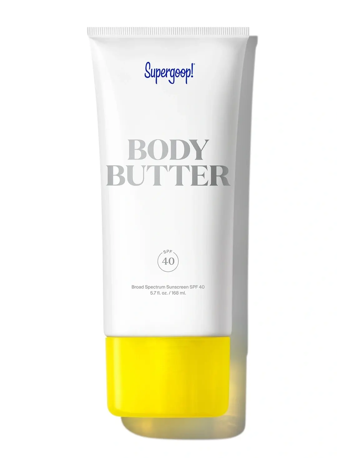 Supergoop! Body Butter with Sea Buckthorn SPF 40, 5.7 fl oz - Reef-Friendly, Hydrating Body Cream For Dry Skin with Broad-Spectrum UV Protection - Hints of Eucalyptus, Clove & Vanilla 1
