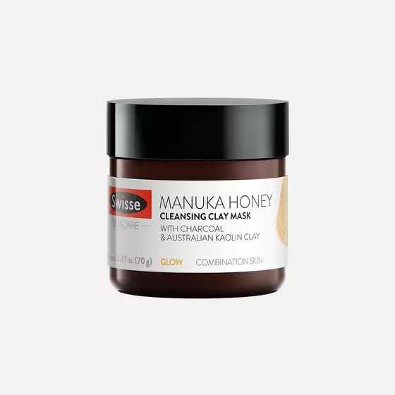 Swisse Natural Skincare Manuka Honey Australian Kaolin Clay Face Mask