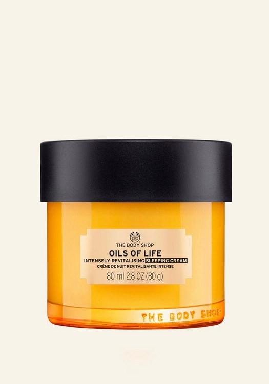 The Body Shop Oils Of Life Intensely Revitalising Sleeping Cream