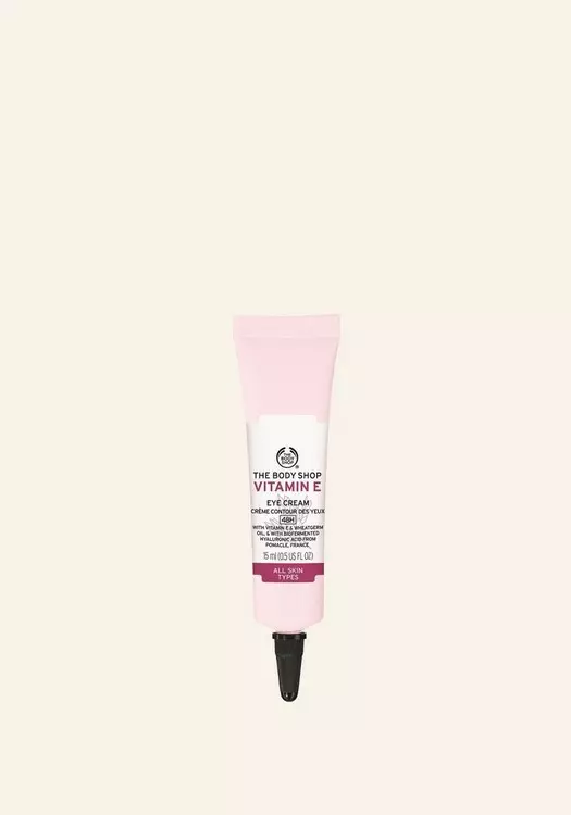 The Body Shop Vitamin E Eye Cream, Paraben-Free, 0.5 FL Oz