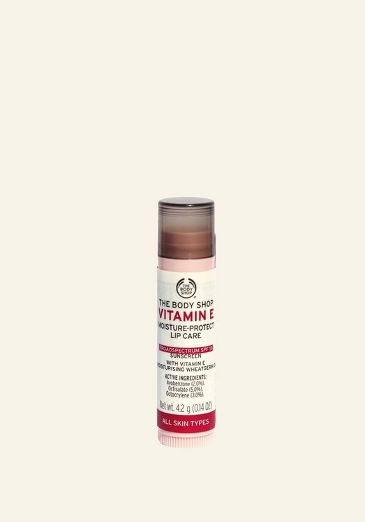 The Body Shop Vitamin E Lip Care Stick SPF 15, 0.14 Ounce (Packaging May Vary)