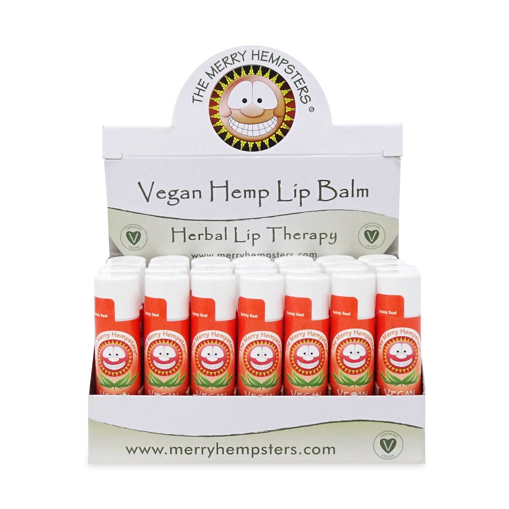 The Merry Hempsters Vegan Hemp Lip Balm Orange