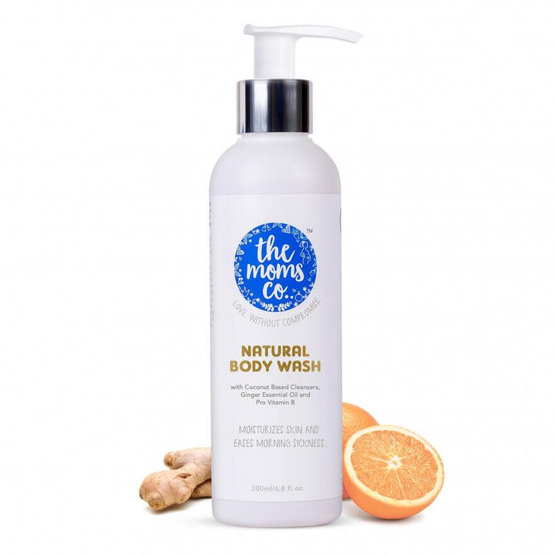 The Moms Co Natural Coconut Moisturizing Body Wash for Dry Skin