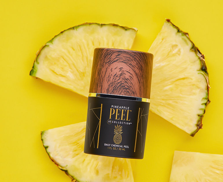 The Pineapple Peel- Professional Daily Leave-On Glycolic Acid Peel- Gentle Anti-Aging Home Chemical Peel Exfoliator