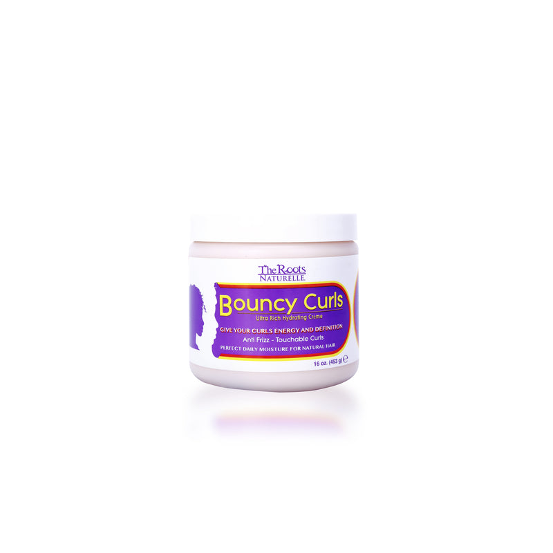 The Roots Naturelle Curly Hair Products Bouncy Curls (8 Ounce). Moisturizing Anti-frizz Cream for Natural Hair